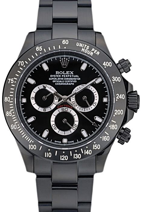 rolex daytona black ion plated tachymeter black|Rolex daytona black.